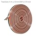 MECCANIXITY 1 Pcs 9 Pin Flat Rainbow Ribbon Cable 20 Ft 1.27mm Pitch Breadboard Jumper Wires for Electronic Projects