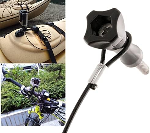 ShipeeKin Car Windscreen GPS Suction Cup Mount for Windshield Dash Cam Camera Camcorder Bracket Holder Stand and Lanyard for all GoPros, SJCAM, GeekPro, Xiaomi Yi, 4K and Micro SLR