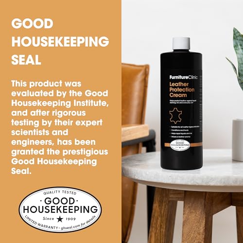 Image of Furniture Clinic Leather Protection Cream | Leather Conditioner & Protector for Car Seats, Leather Furniture, Shoes, & More, 250ml