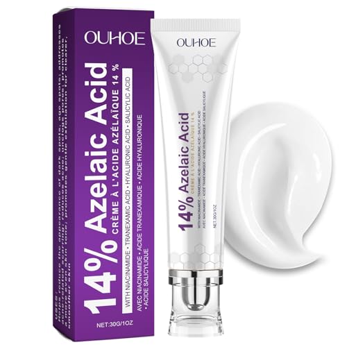 Nigwedete丨14% Azelaic Acid Acne Cream丨Advanced Azelaic Acid Serum丨Redness Relief for Face Redness Reducing Skin Care丨Prevents Acne Breakouts Ease Pimple Clarify Skin Soothe Irritation