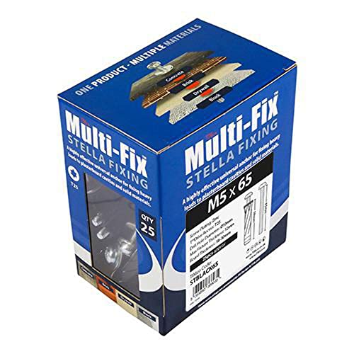 Image of Timco STBLACK90Multi-Fix Stella Fixings - TX - Pan - Black - M5 x 90