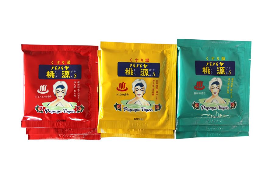 Amazon | 富山のくすり湯 パパヤ桃源S15g(3種×3) 9袋セット