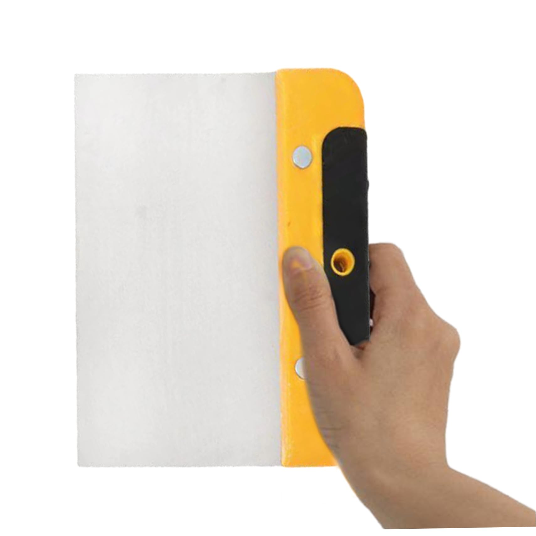 Veesper 6 Inch Putty Knife Stainless Steel Paint Scraper Tool With Plastic Handle For Joints, Compound Spreading, Wallpaper Removal And Home Renovation,