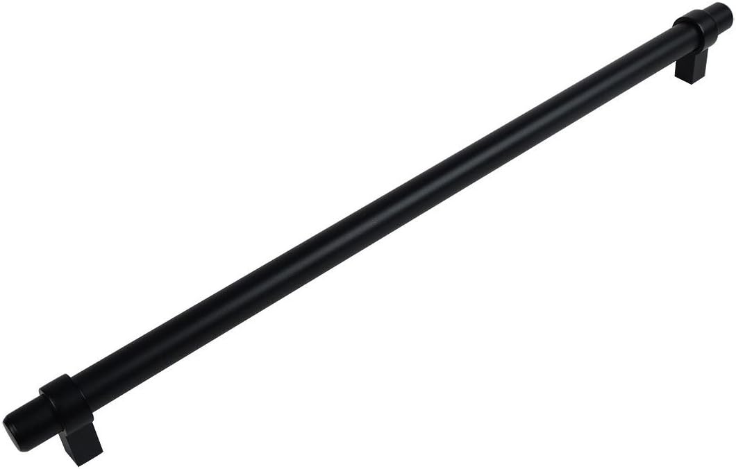Cosmas 161-319FB Flat Black Cabinet Bar Handle Pull - 12-5/8" Inch (319mm) Hole Centers