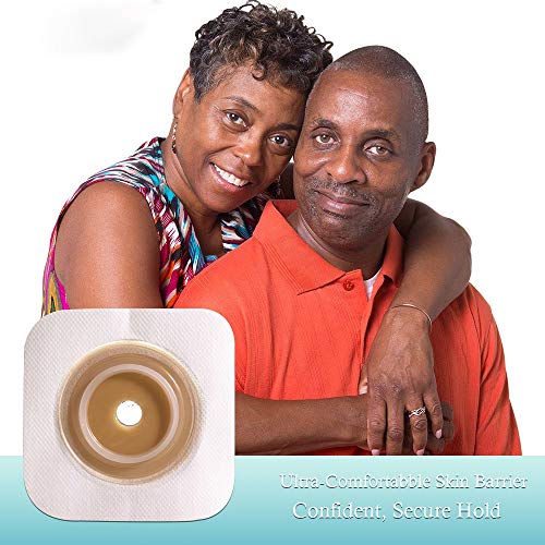 Convatec 125265 Sur-Fit Natura Stomahesive Flexible Skin Barrier 5" X 5" 2 1/4" Flange (57Mm) (10 Ct) #TOP4
