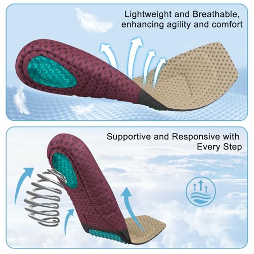 Image of CUNUEN Boot Insoles for Ariat Replacement Inserts Sole | Square Toe Insoles(Size: M14)