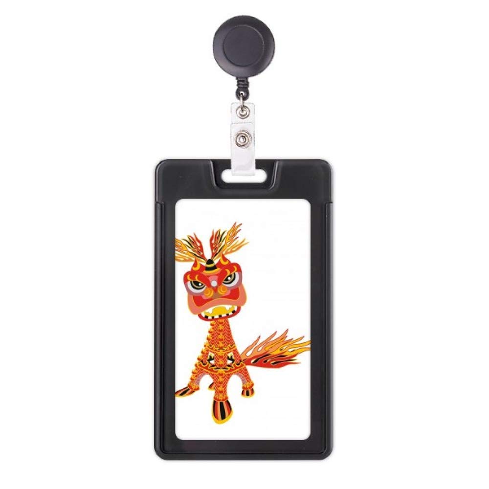 Enrouleur de badge robuste Tour Eiffel Lion avec cordon extensible - 5