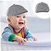 NOLITOY Boys Bunny Beret Hat Boy Girl Beret Hat for Toddlers Fashionable Versatile Breathable Skin-Friendly Grey