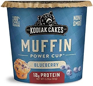 Kodiak Cakes Minute Muffins, Mountain Blueberry, 2.29 Ounce (Pack of 12)