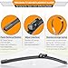 OEM Windshield Wipers Replacement for VW Volkswagen Jetta CC Passat Wiper Blades 2011 2012 2013 2014 2015 2016 2017 2018 2019-2023 -Original Factory Quality 24 and 19 inch (Set of 2) Top Lock 16mm