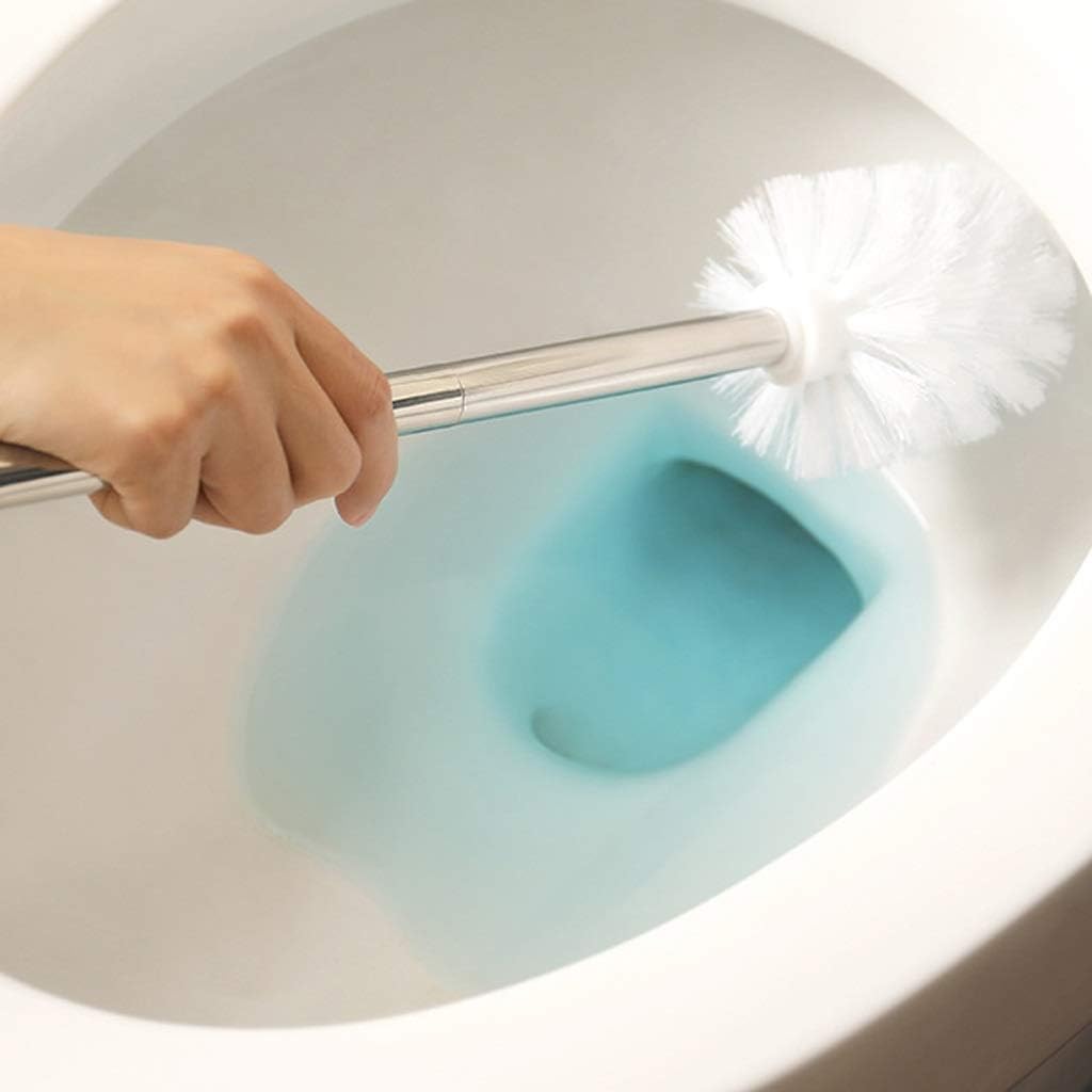 Toilet Brush Toilet Brush Creative EuropeanToilet Brush Set Bathroom Holder WC Brush Stainless Steel Toilet Brush Holder Bathroom Accessories Toilet Bowl Brush (E)