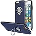 Compatible iPhone 6/6s Case with Ring Kickstand by ICONFLANG, 360 Degree Rotating Ring Grip Case Dual Layer Shockproof Impact Protection Apple iPhone 6 Case Blue Compatible with Magnetic Car Mount