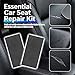 YGDMD 2PCS 8×4 Inch PU Leather Patch for Car Seat Repair,Self-Adhesive Leather Repair Patch Tape Vinyl Repairs Kit,Portable Car Leathers Repairs Kit for Cars Upholstery Seat,Furniture