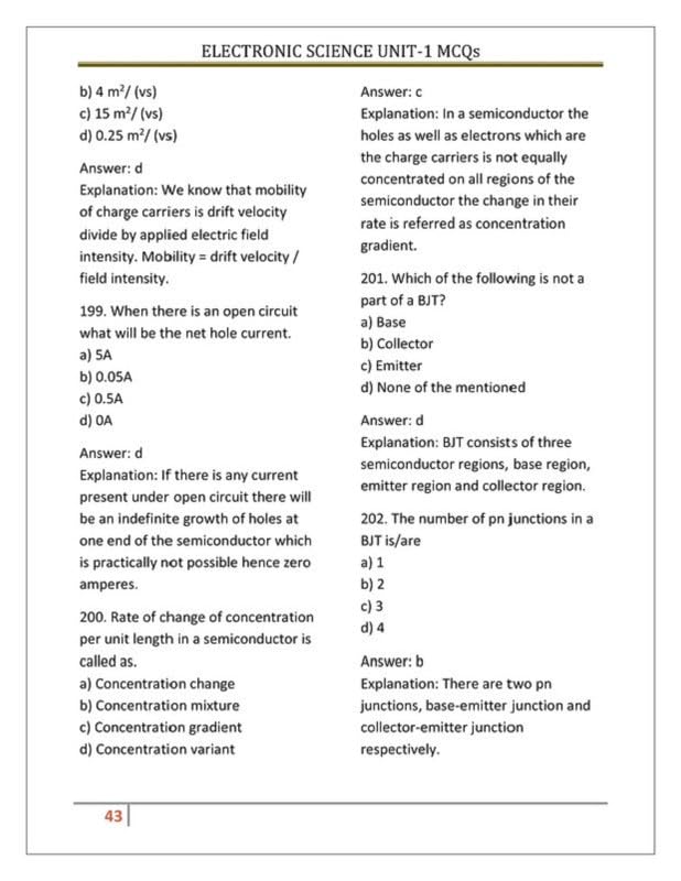 Image of EduIQ Complete Electronics Science MCQ Book (Units I to X) Bhardwaj Academy | NTA /UGC-NET /SET