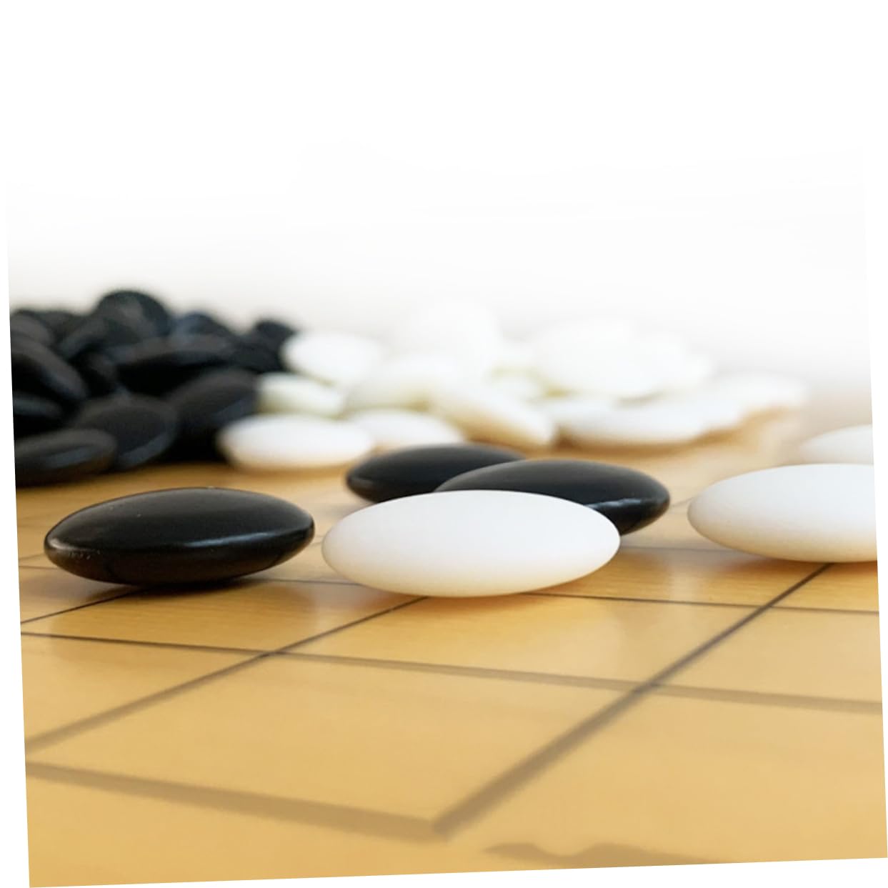 BESPORTBLE 360pcs Small Go Chess Pieces Go Smooth Surface for for Home School Travel Games Present for Chess Enthusiasts