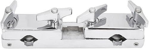 Miniatura 5 de Juego de abrazaderas de tambor, soporte de abrazadera de conexión, barra de percusión y clip de conexión, soporte de soporte para platillos