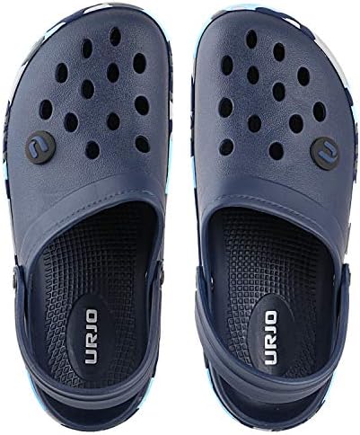 URJO CAMO Men's Clogs/Sandals with Adjustable Back Strap Ultra Soft & Flexibility Anti Skid Comfortable Waterproof Daily Mules Clogs/Sandals for Men