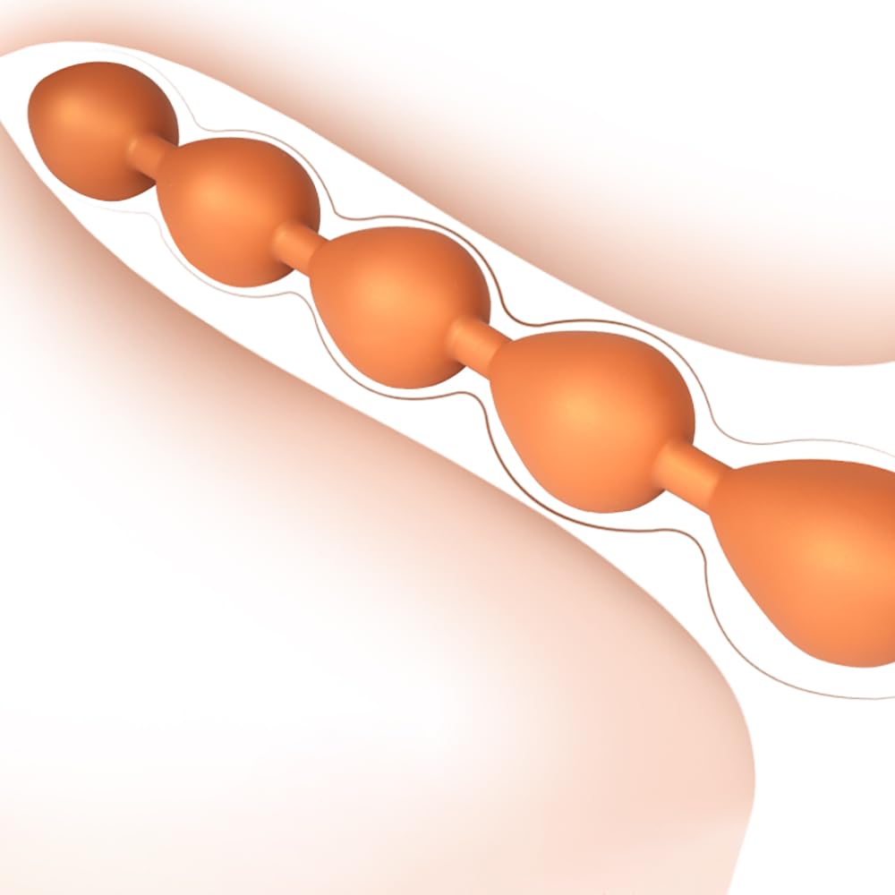 Silikon Analkugeln Biegsam & Hautfreundlich Anal dildo für frauen Analplugs Anal Kette Analkugeln Analspielzeuge Analkette Analkugeln Eine Sexuelle, Sexspielzeug für Männer Frauen (mittel)