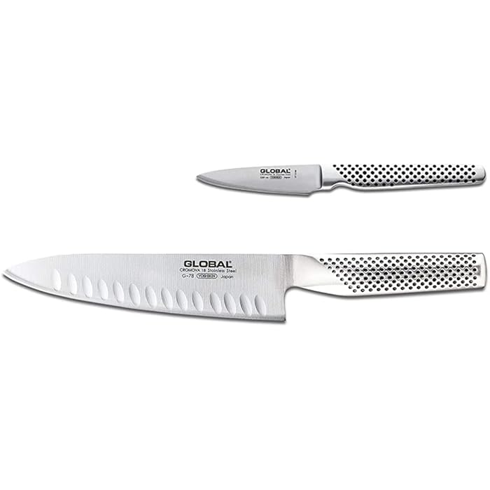 Buy Global 2 Piece Knife Set, 2.3, Silver Global Teikoku 5 Piece