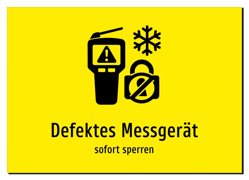 35416-DE-S-08 | Defektes Messgerät - sofort sperren