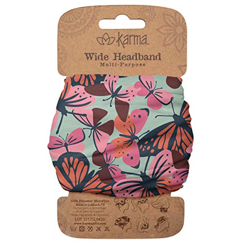 Karma Gifts Wide Headband, Butterfly