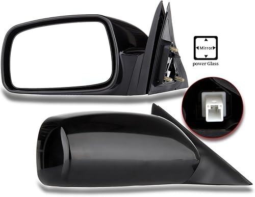 Miniatura 8 de SCITOO Espejo retrovisor lateral izquierdo del conductor, apto para Toyota Camry Power Mirror 2007-2011, espejo eléctrico híbrido, no plegable, sin