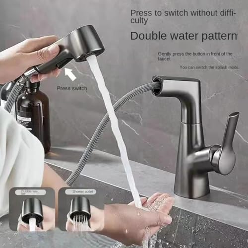 Robinetterie de lavabo au design moderne avec rotation 360