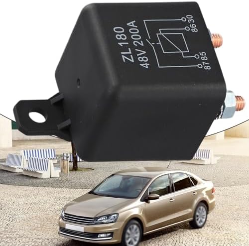 Röle için Genel Amaçlı Otomotiv, SPST için 200A 48V DC Sistemleri için Röle İçin Ağır Hizmet Marş Motoru, 2800W'a kadar Yüksek Akım Anahtarlama, -30 ° C ila+80 ° C - Görsel 2