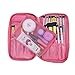 Hotrose® Timed Promotion Multifunctional Makeup Brush Zipper High Quality Cosmetic Case for Travel & Home Use(pink)