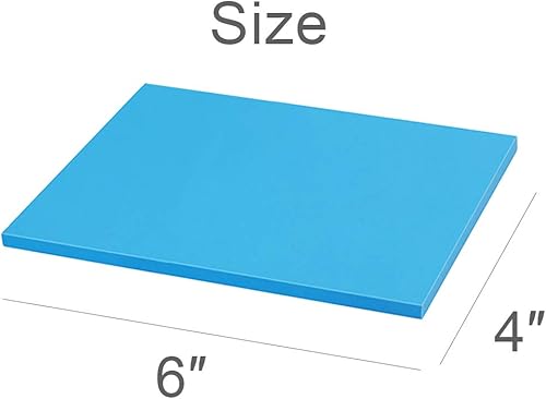 Miniatura 6 de Vanpad Notas adhesivas de 4 x 6 pulgadas para postes, súper adhesivas, adhesivos fuertes, 6 blocs por paquete, 45 hojasbloc