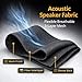 SAVUK Speaker Grill Cloth Fabric 3D Mesh Acoustic Box Cover Breathable Repair Carpet Subwoofer Replacement for Home and Automotive Black (Black, 20