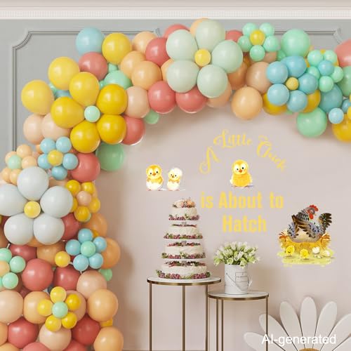 Sticker decorativo A Little Chick para fiesta temática miniatura 6
