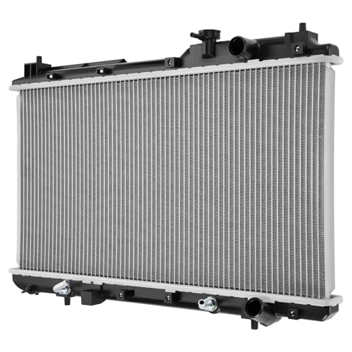 Image of BDFHYK 2051 Aluminum Radiator for Honda CR-V 1997-2001, CU2051 DPI 2051, 1-Row 16mm Core, Direct Fit Replacement, OE 19010-P3F-901 19010-P3F-902 19010P3F901 19010P3F004