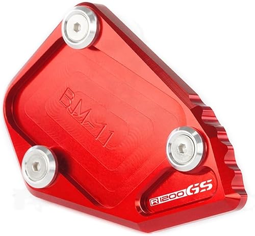 Kickstand Extension Pad for bm&w R 1200 GS 2007-2012 R 1200 ADV 2008 2009 2010 2011 2012 Motorcycle CNC Aluminum Side Stand Enlarge Kickstand Parts