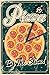 Retro Pizza By Slice Sign Vintage Pizzeria Restaurant Decoration Kitchen Italian Food Cool Wall Art Print Poster 12x18