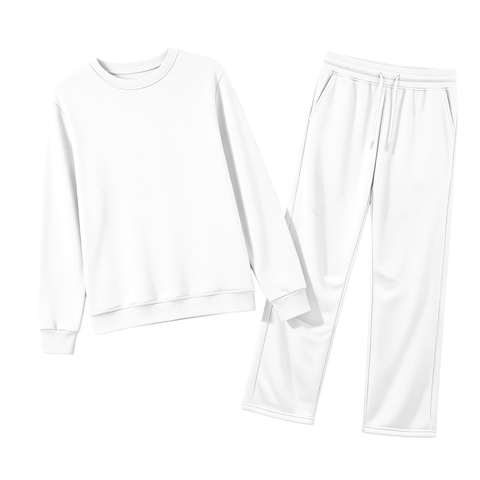 Completo Casual Donna Felpa e Pantaloni Tuta Coordinato Sportivo Tracksuit