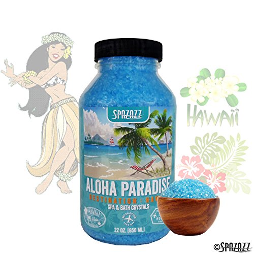 Spazazz Szch Spz-303 Hawaii Aloha Paradise Destination Crystals Container, 22 Oz. Aromatherapy, 1.3 Pound (Pack Of 1), Blue #TOP3