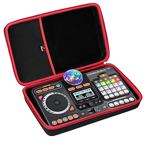 Mchoi Hard Carrying Case Fits for VTech Kidi Star DJ Mixer/Kidi DJ Mix, Small DJ Mixer with Mesh...