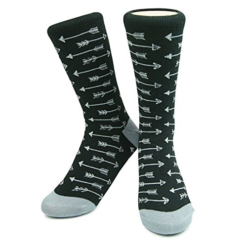 Arrows Socks - Black/LtGray - Neon Eaters - Kids, Womens & Mens Trendy Designer Organic Cotton Socks