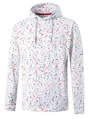 DTWOOO Hoodies for Men Golf Fleece Hooded Sweatshirts Dry Fit Athletic Lightweight Casual Midlayer Mens Hoodies Pullover