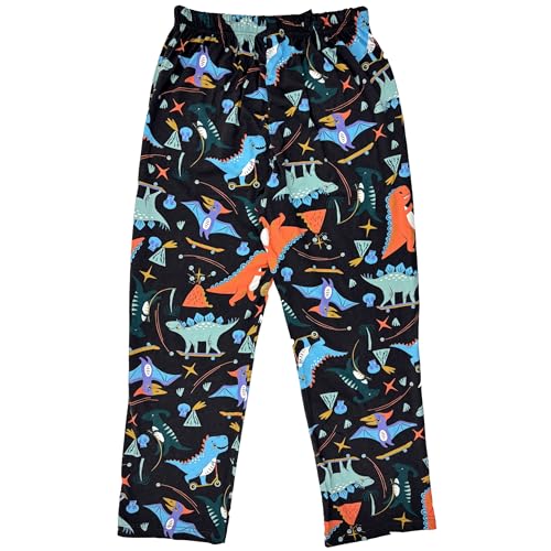 ROCK ATOLL Men's Novelty Print Soft Cotton Knit Long Pajama Lounge Pant Bottoms3