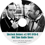 Sherlock Holmes Rathbone Bruce OTRS OTR Old Time Radio Shows MP3 On DVD-R 52 Episodes [Audio CD] Unknown