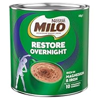 Milo Restore Overnight Chocolate Malt Powder Hot Drink 440 g