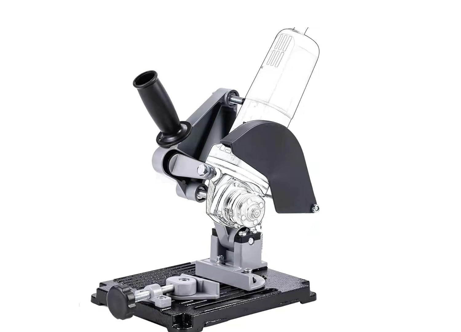 VENEKETY Angle Grinder Stand, Angle Grinder Stand DIY Angle Grinder Cast Iron Holder Cutter Support Compatible With 100-125mm Angle Grinders For Metal Wood Plastic (B0D7W8JWTD) Amazon Price History, Amazon Price Tracker