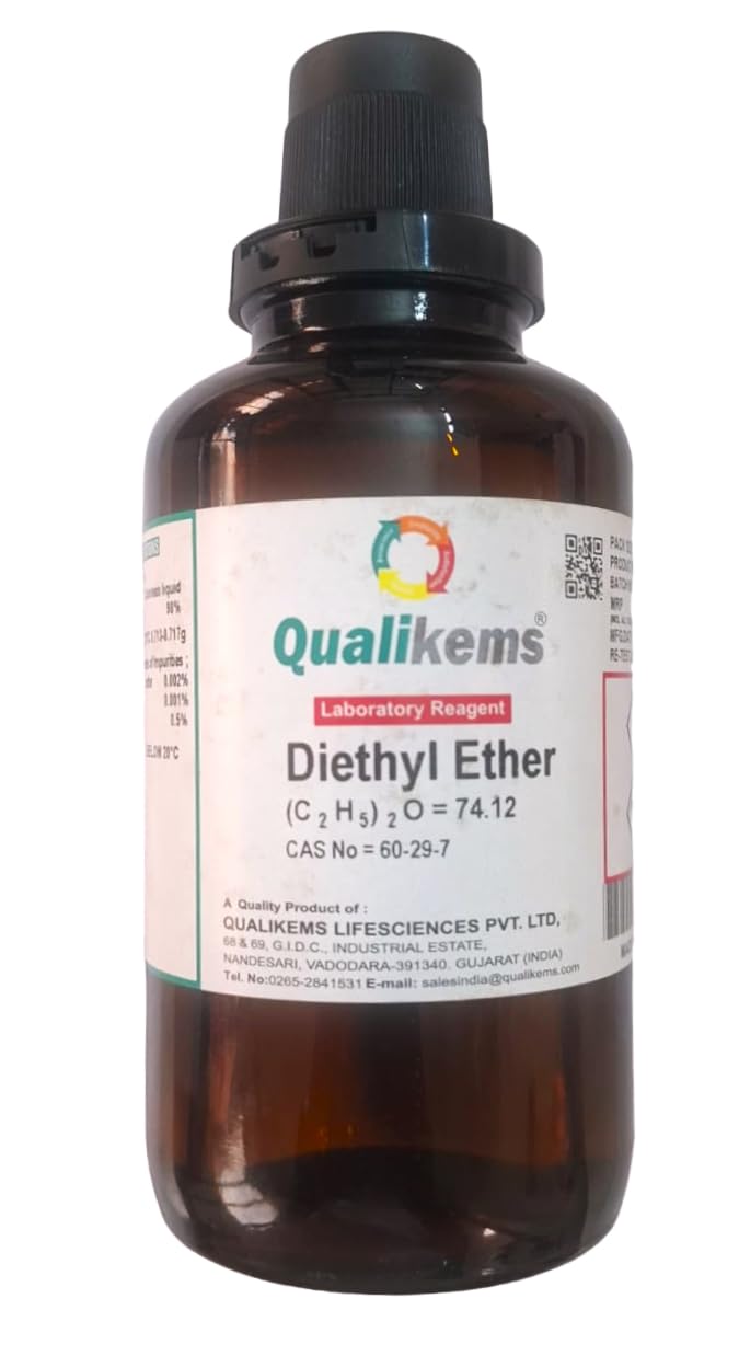 QUALIKEMS Diethyl Ether 500ml CAS NO-60-29-7 (Lab use only)-image-29