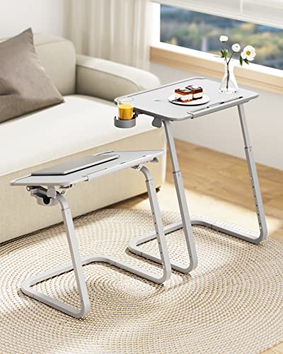 Saiji Tv Tray Table - Heavy Duty Extra Large Tv Table, Upgraded Tv Dinner Trays For Adult & Kids Eating Snack Food, Tilt & Height Adjustable Tv Tray Portable Laptop Desk For Couch & Bedside #TOP7