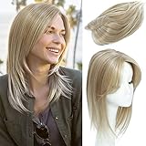 frangia capelli lunghi 2018 Materiale dei capelli: il topper per capelli da donna è realizzato in fibre sintetiche di alta qualità per un peso leggero e una vestibilità più confortevole. Fibra opaca di alta qualità con lucentezza naturale, lavabile, sembra capelli veri, morbidi come la seta. Il colore è naturale con una finitura opaca e non è eccessivamente lucido.
