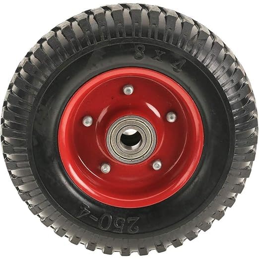 Heavy Duty Trolley Wheel 8 Inch 250mm Rubber Solid Tyre with Bearing | PROBECHO-image-8