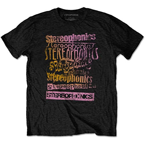 Stereophonics Men's Logos T-Shirt Black